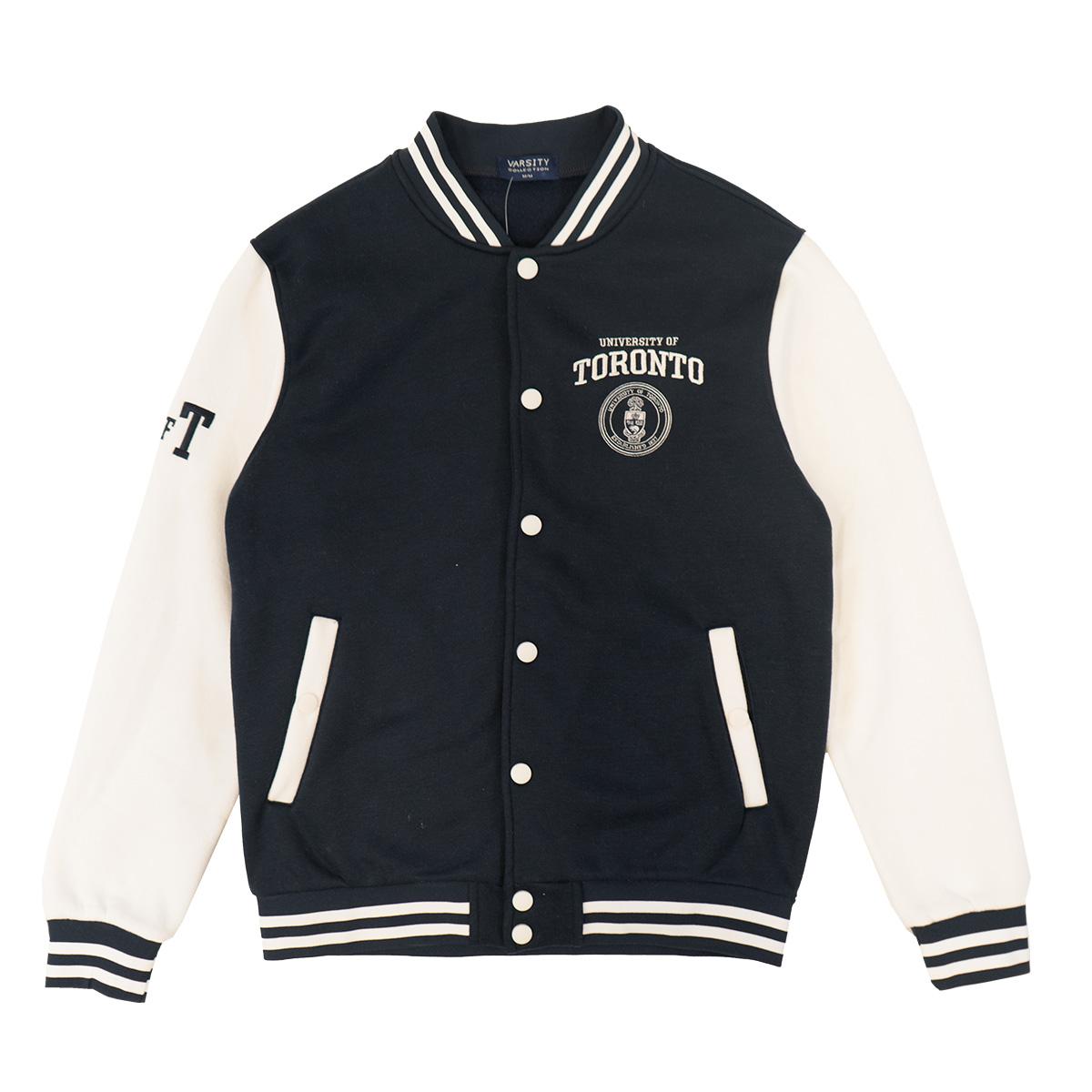 U of T Embroidered Wordmark Crest Jacket | Varsity Collection